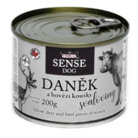 FALCO SENSE DOG konzerva 200g daniel a hovädzie